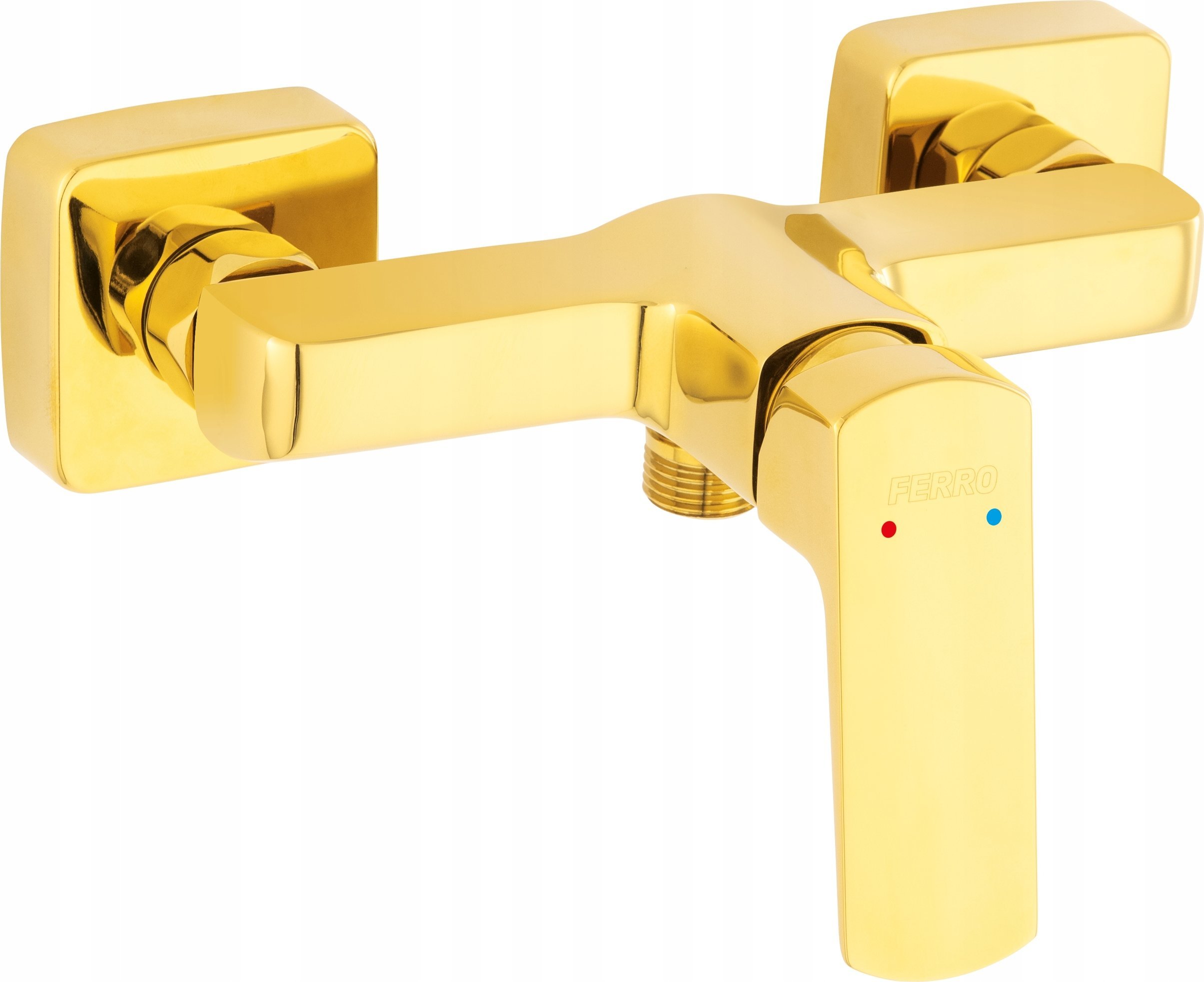 Bateria prysznicowa Ferro Ferro bateria natryskowa ścienna VITTO GOLD VERDELINE, złoty BVI7VLG