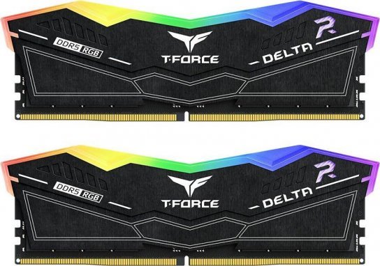 Pamięć DDR5 Team Group T-FORCE D-ELTA RGB 32GB (2x16GB) 6400MHz CL32 1,35V Czarna