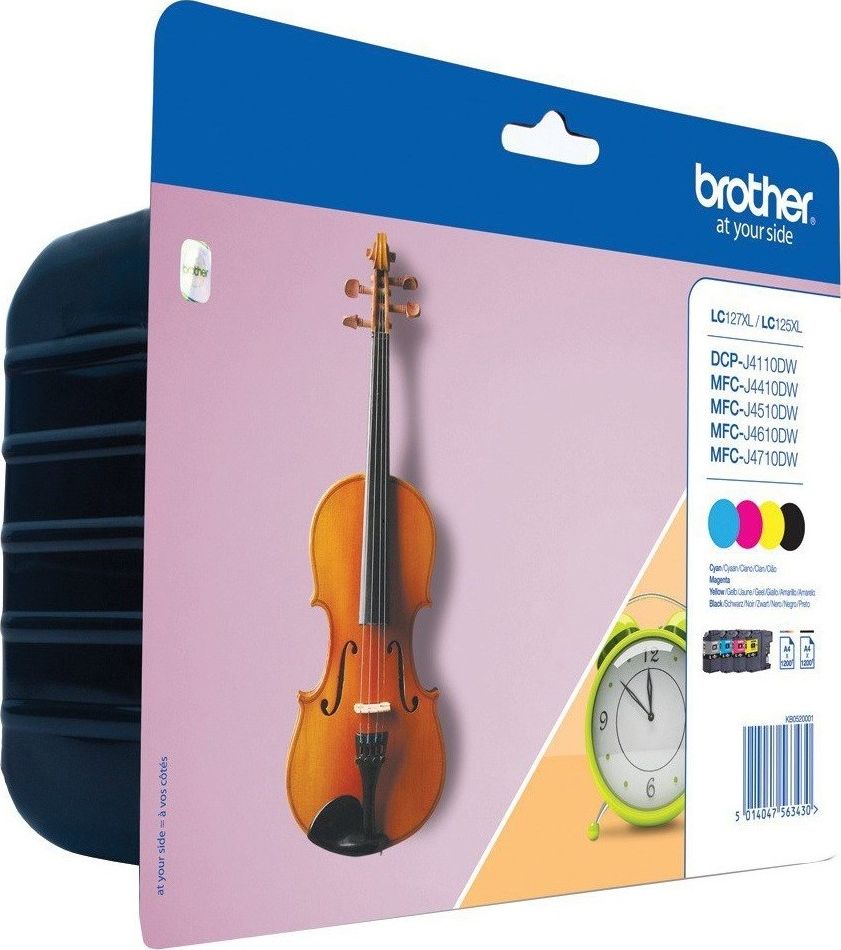 Tusz Brother Brother Tusz LC127XLBK Black 1,2K 1200sh