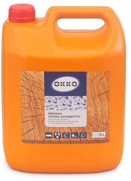 WOOD ANTISEPTIC OKKO T BROWN 5 L