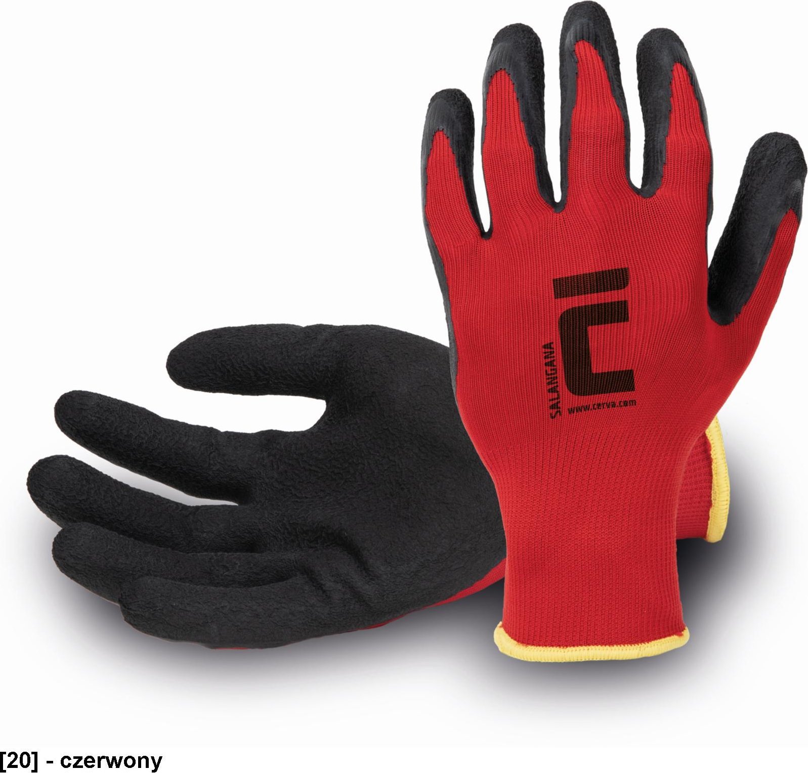 CERVA SALANGANA - rękawice - czerwony 9
