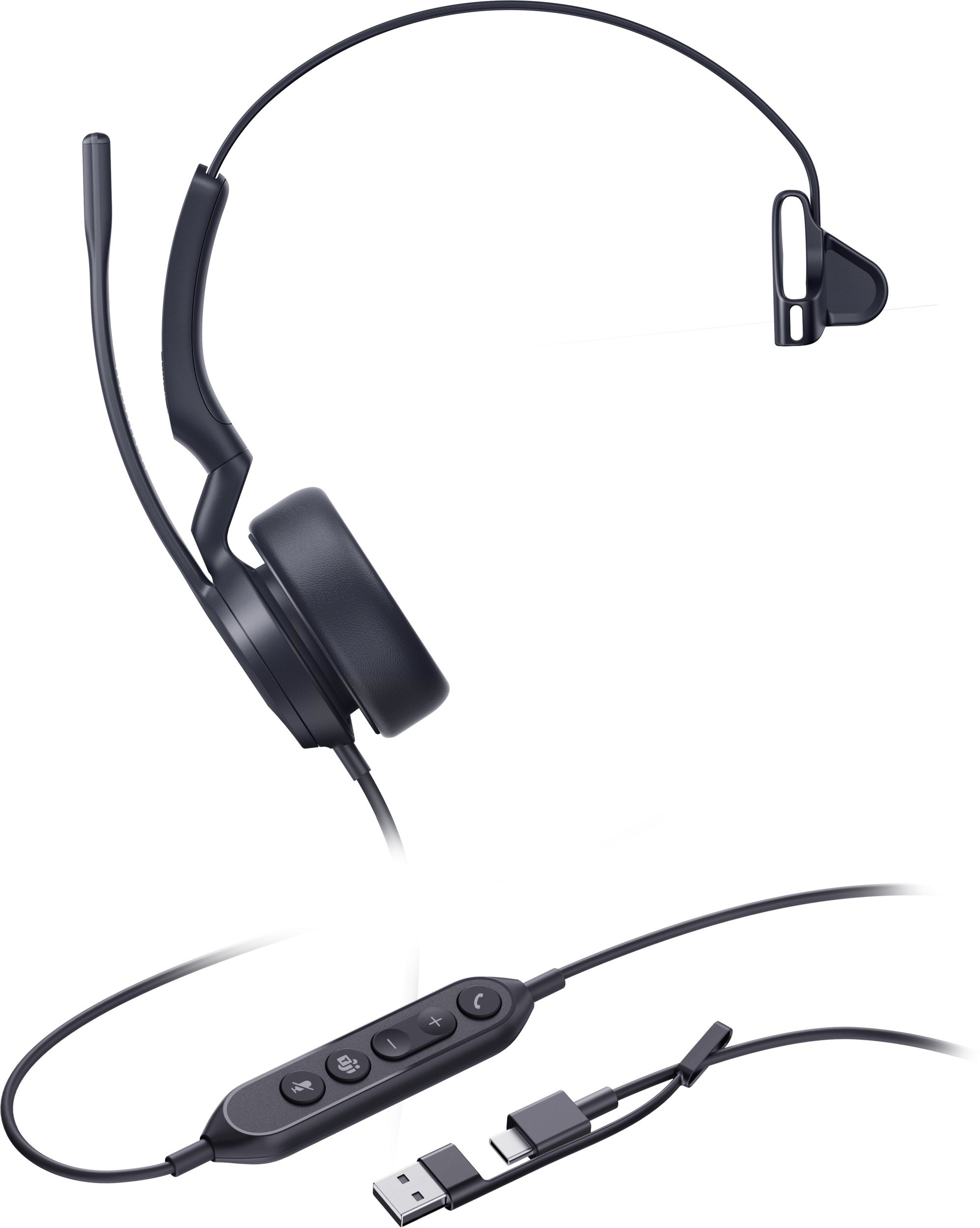 Yealink Headset UH44 Mono Teams USB-C/A