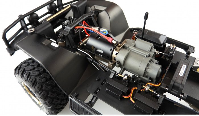 Amewi Model Samochodu Rc Amxrock Rcx8P Scale Crawler Pick Up 1:8 Rtr Blau Szczotkowy 2 4 Ghz