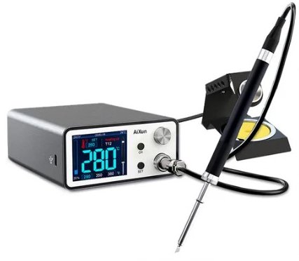 AiXun T3A T12 Stacja Lutownicza Lutownica + 3 x Grot T12 J02 KU IL