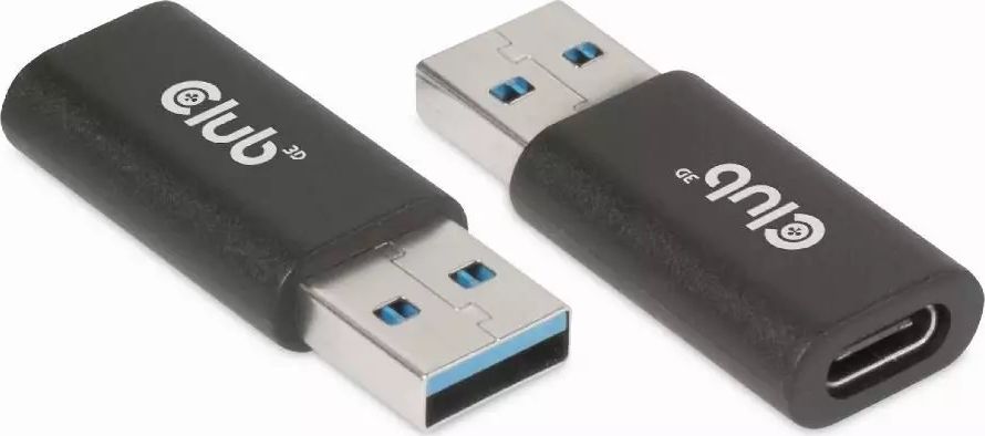 Adapter USB Club 3D CAC-1525 USB-C - USB Czarny (CAC-1525)