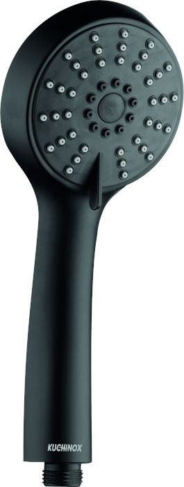 Słuchawka prysznicowa Kuchinox 3-funkcyjna czarny