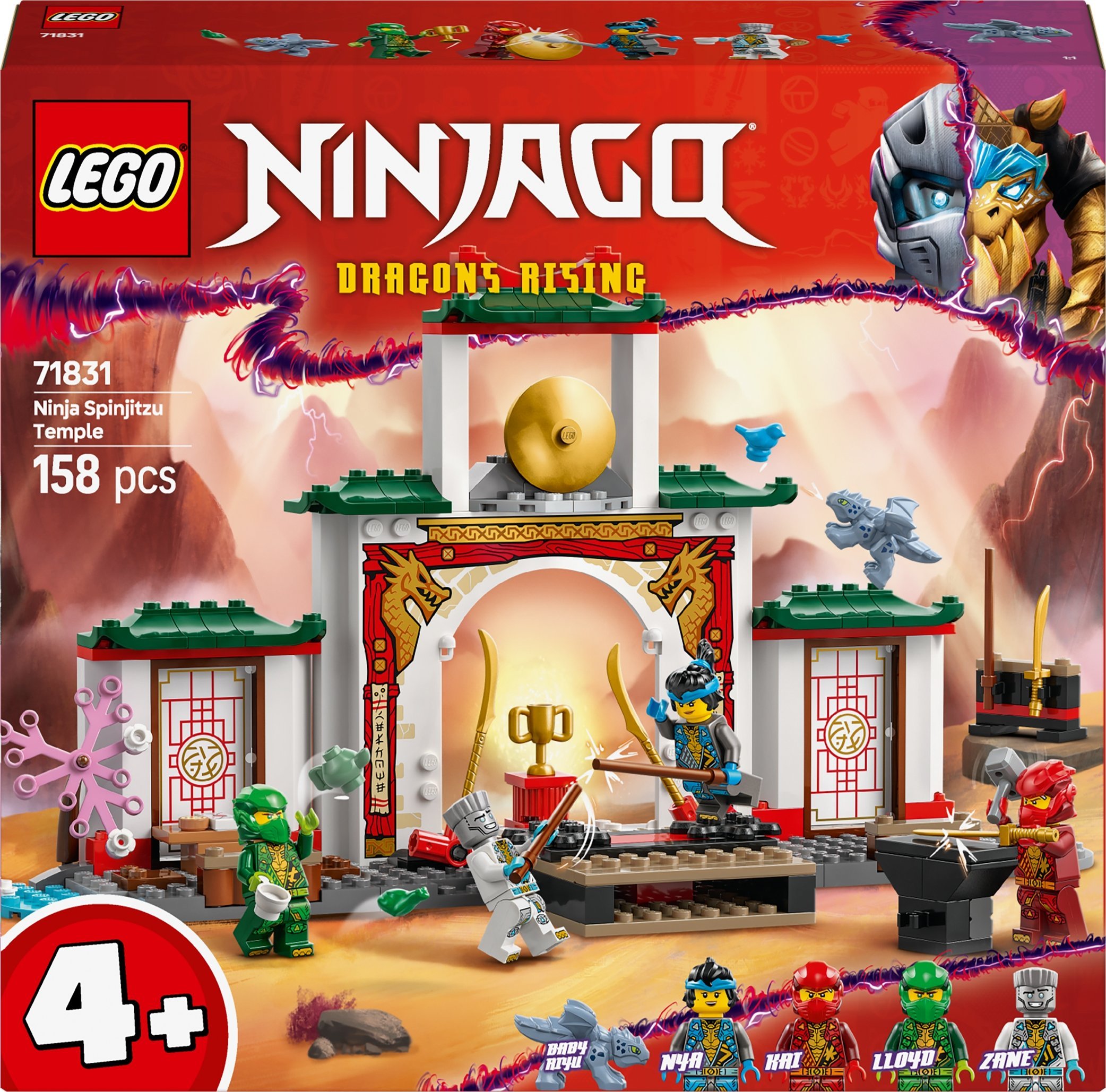 Ninjago Świątynia Spinjitzu ninja (71831)