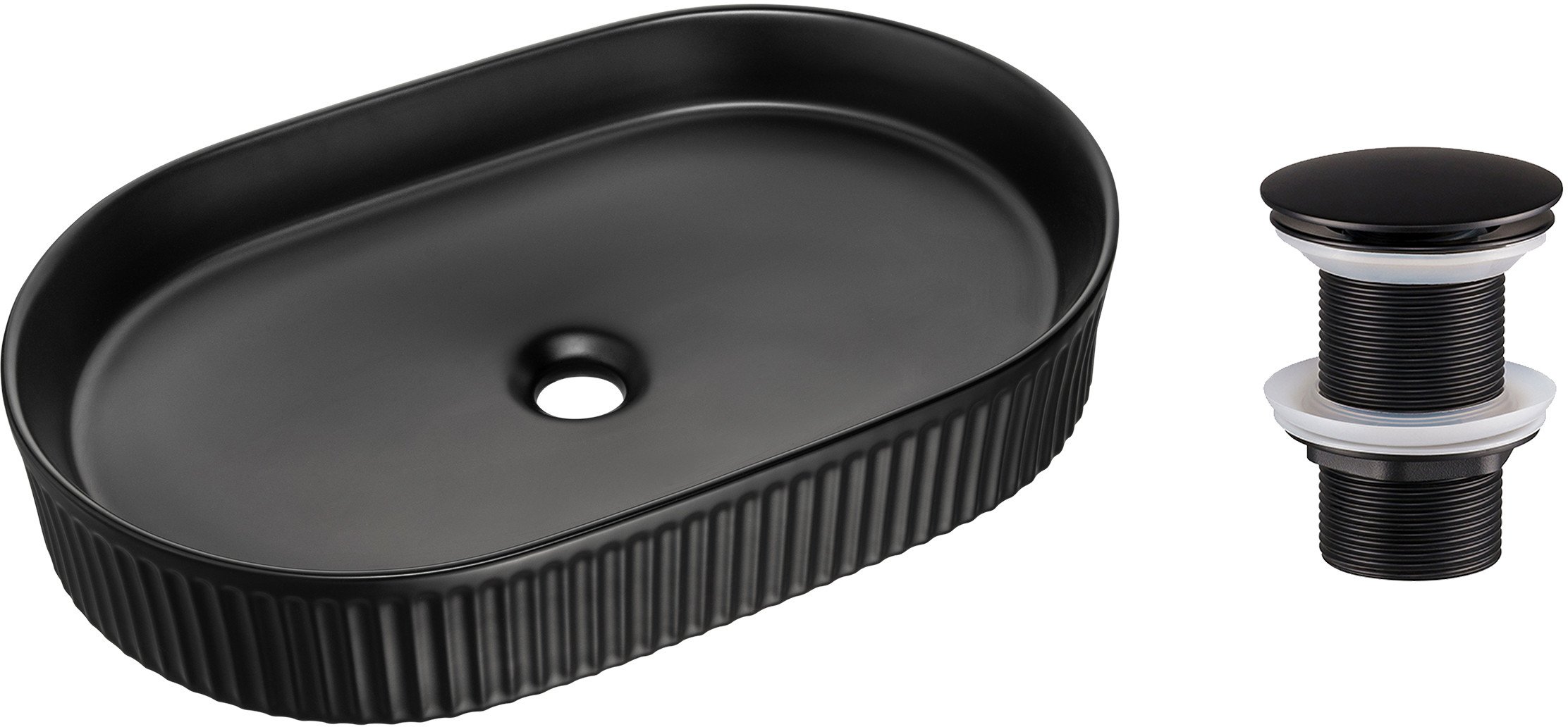 Zestaw Umywalkowy z Korkiem Click-Clack