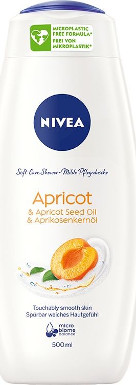 Nivea Soft Care Shower żel morela