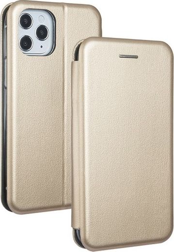 Etui Book Magnetic iPhone 12 5,4" złoty/gold