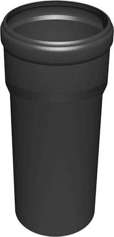 Almeva STARR Rura z kielichem 1mb, DN 80 UV Stabilna Czarna