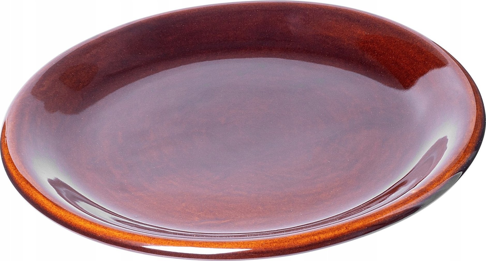 Kadax Kadax Talerz Obiadowy Płytki Kamionka 24cm Brąz