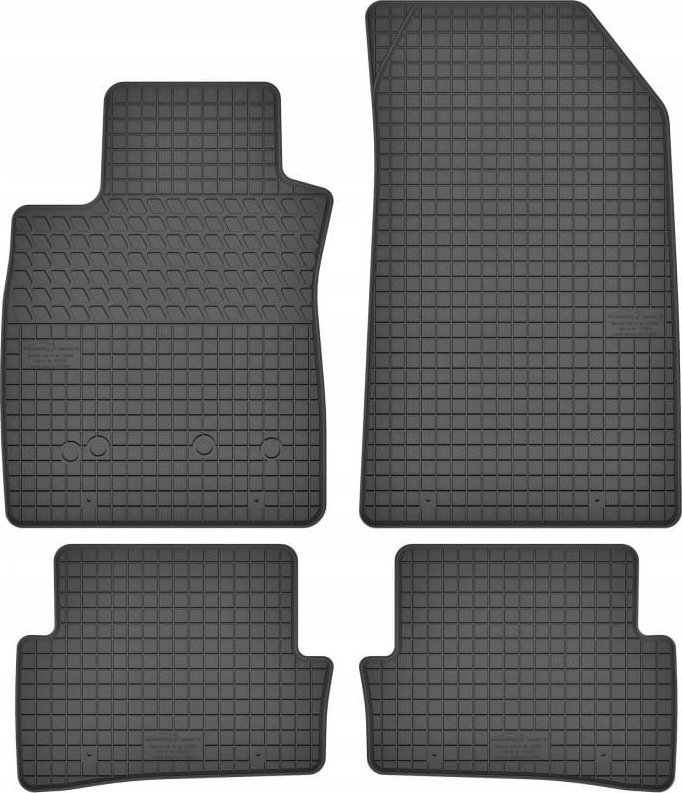 MotoHobby Renault Clio IV Dywaniki gumowe PREMIUM stopery