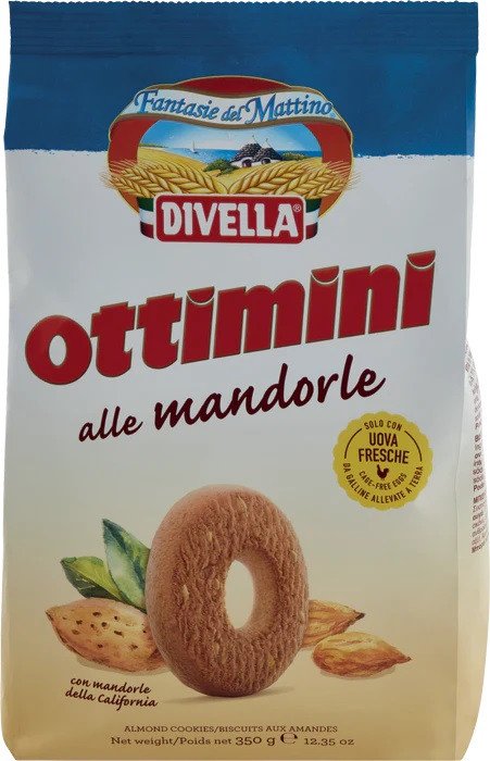 Divella Ciastka Ottimini Migdały 350g -