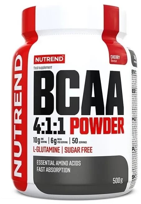 Nutrend - BCAA 4:1:1 Powder, Cherry, Proszek, 500g