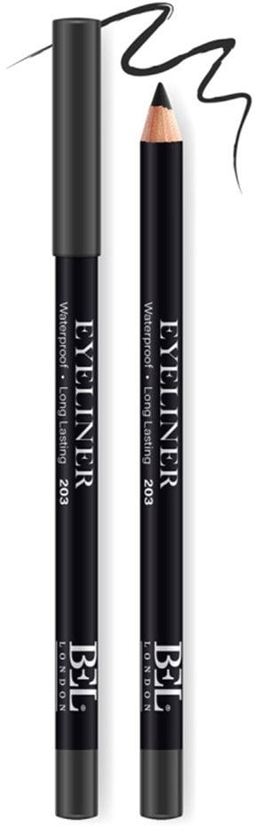Bel London Bel London, BEL London, Hydrogenated Vegetable Oil, Waterproof, Colour, Long Lasting, Gel Pencil Eyeliner, 203, Black, 0.78 g For Women