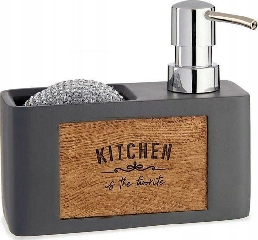 Dozownik kuchenny z miejscem na gąbkę