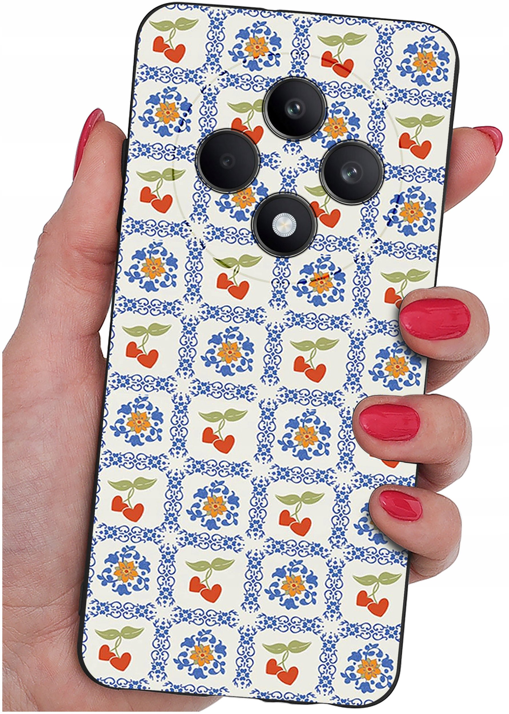 Etui do Oppo Reno 12 F 5G | 12 FS 5G WZORY |SILIKONOWE MATT CASE + SZKŁO 9H