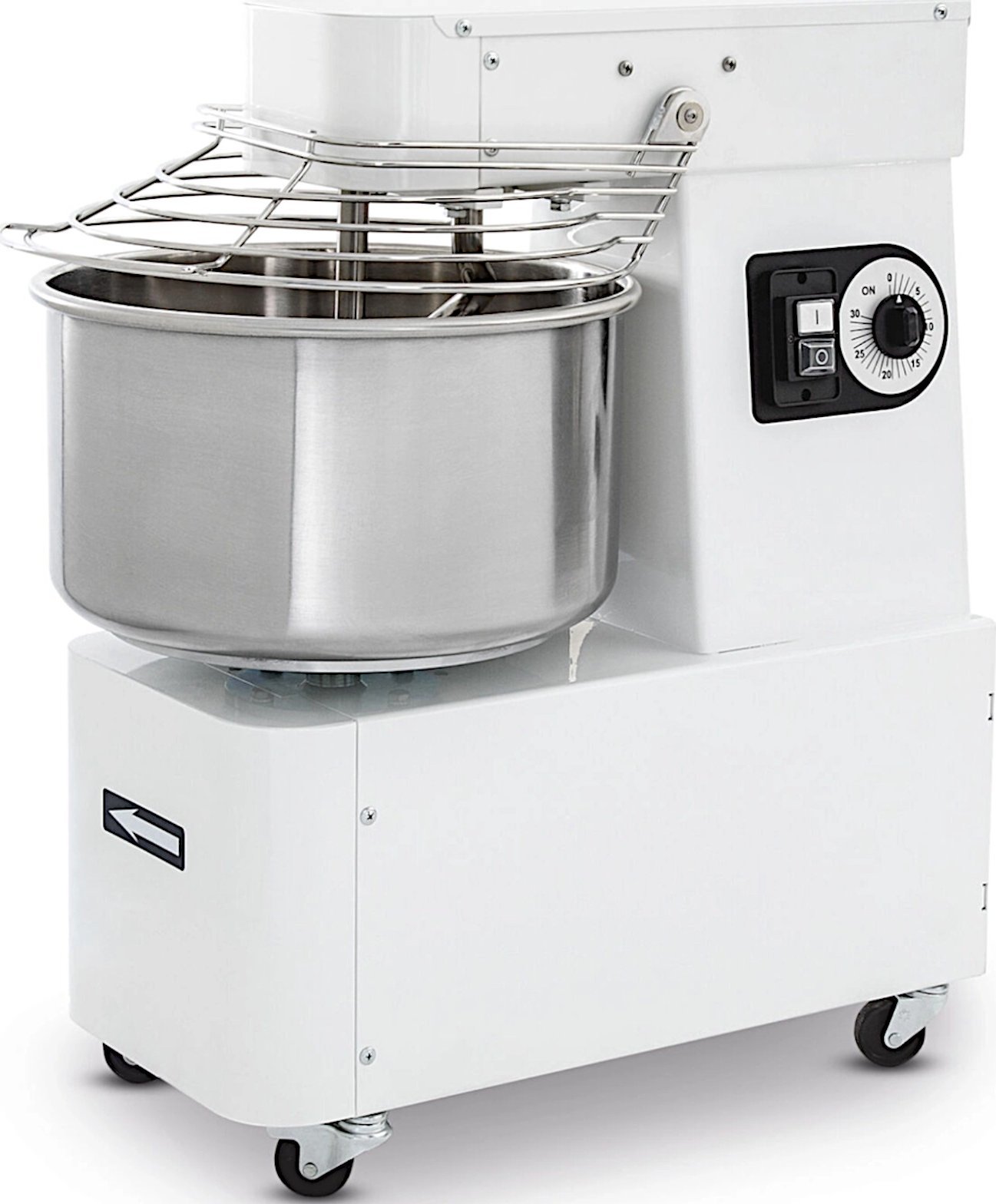 Hendi Miesiarka spiralna ze stałą głowicą i dzieżą 22 l 56 kg/h 750 W Miesiarka spiralna ze stałą głowicą i dzieżą 22 l 56 kg/h 750 W