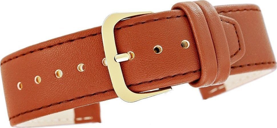 Pasek do zegarka CLASSIC - skóra 22 mm 4999-22XXL-2Z Brązowy