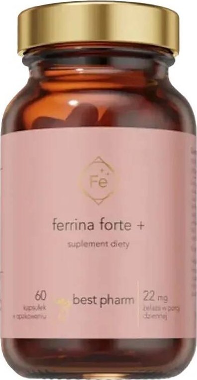MyBestFerrina Forte+ suplement diety 60 kapsułek