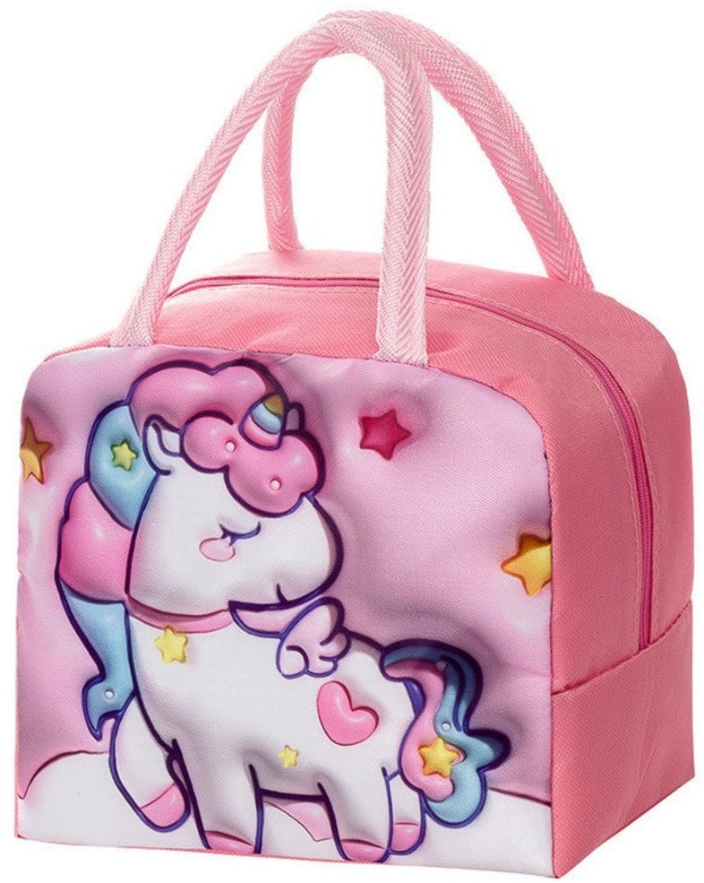 Torba Termiczna Śniadaniowa Na Lunch Jednorożec Różowa