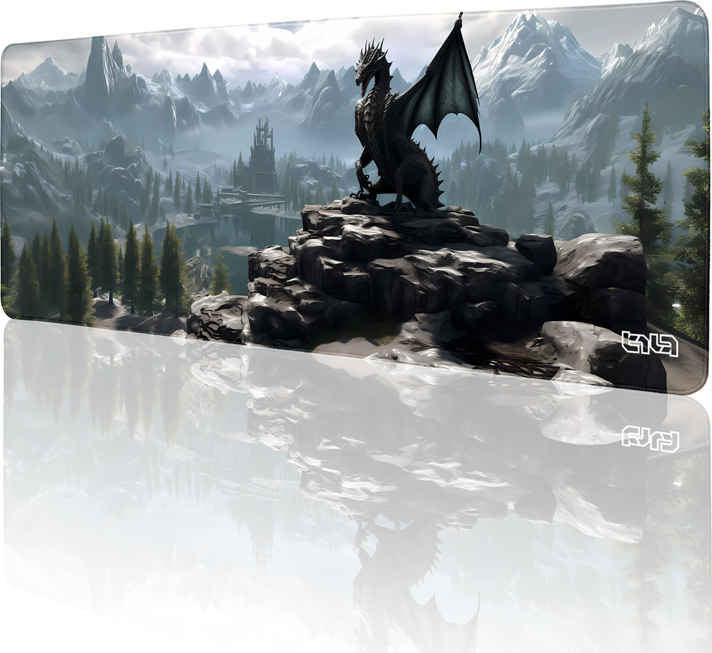 Podkładka Tilt PODKŁADKA POD MYSZ GAMINGOWA Smocza Władza 80x30 TILT Antypoślizgowa