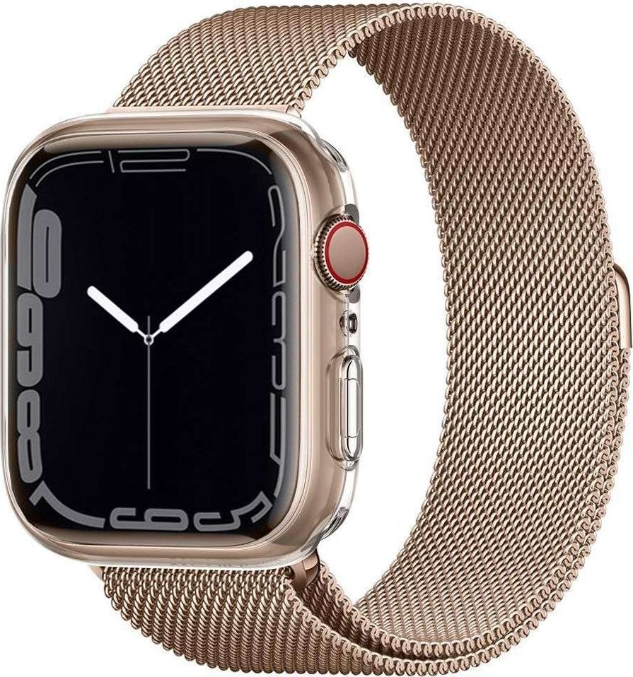 Spigen Etui Spigen Liquid Crystal Apple Watch 4/5/6/7/SE 44/45mm Crystal Clear
