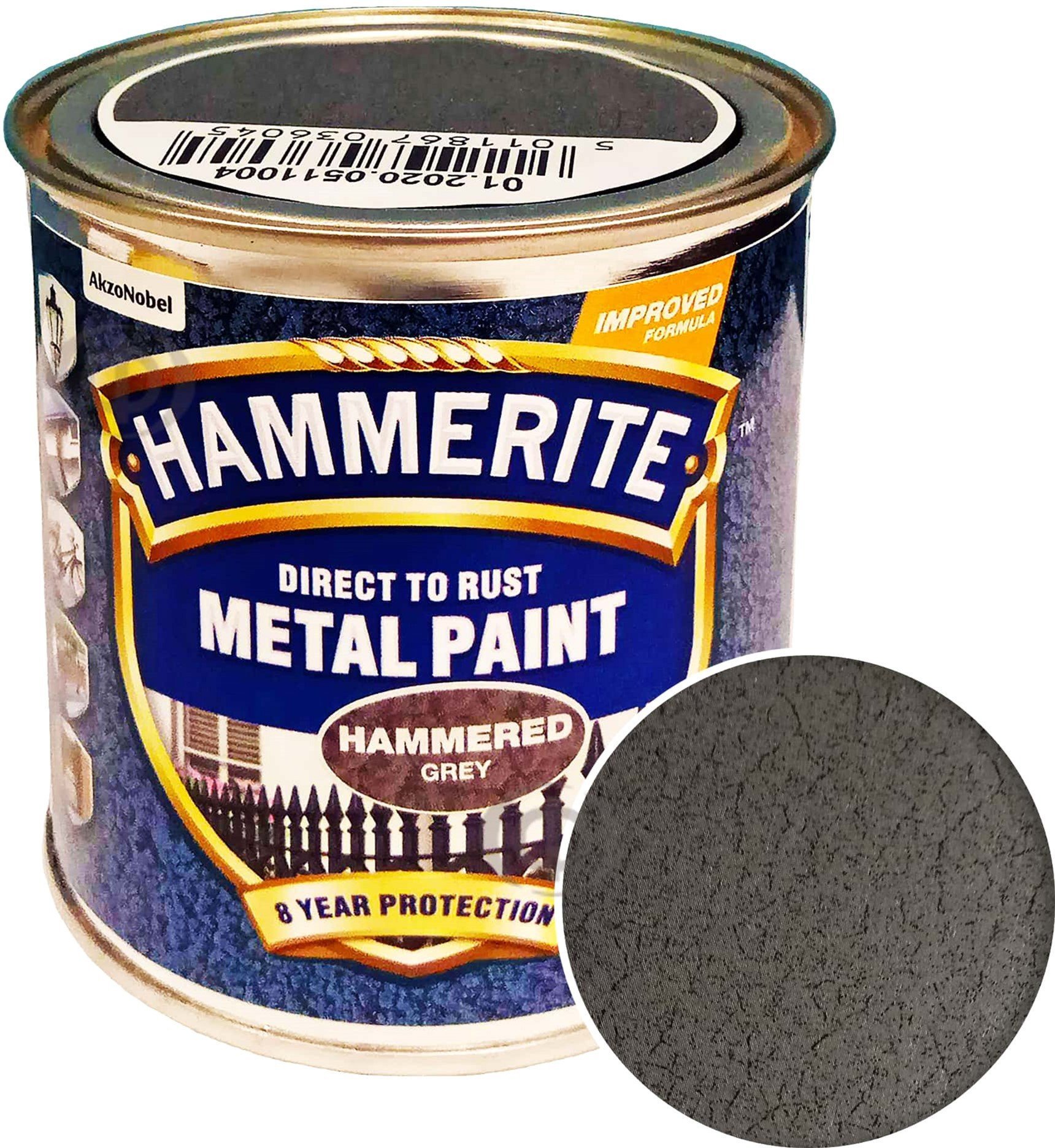 ANTICORROSIVE PAINT HAMMERED HALL 250ML