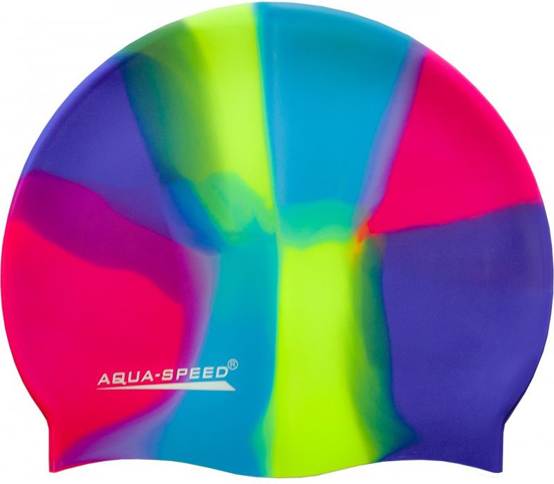 Aqua-Speed Czepek pływacki Silikon Bunt wielokolorowy (49254)