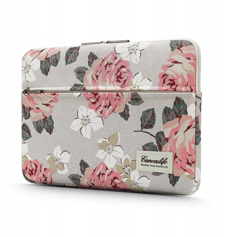Etui do Laptopa 13-14" Canvaslife White Rose