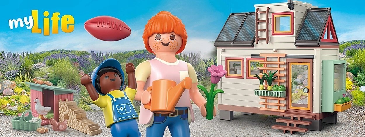 Playmobil Zestaw My Life 71540 Stoisko ze słodyczami