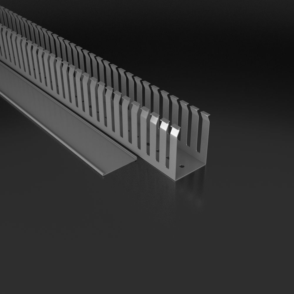 EM Group Korytko grzebieniowe 80x100 Kanał kablowy z pokrywą 1m 4/6/ 0715