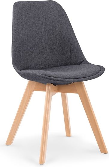 Halmar K303 krzesło ciemny popiel / buk