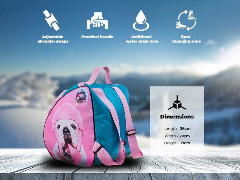 Snowsport Pokrowiec na buty narciarskie dla dzieci Snowsport Boot Bag Dogs 2022