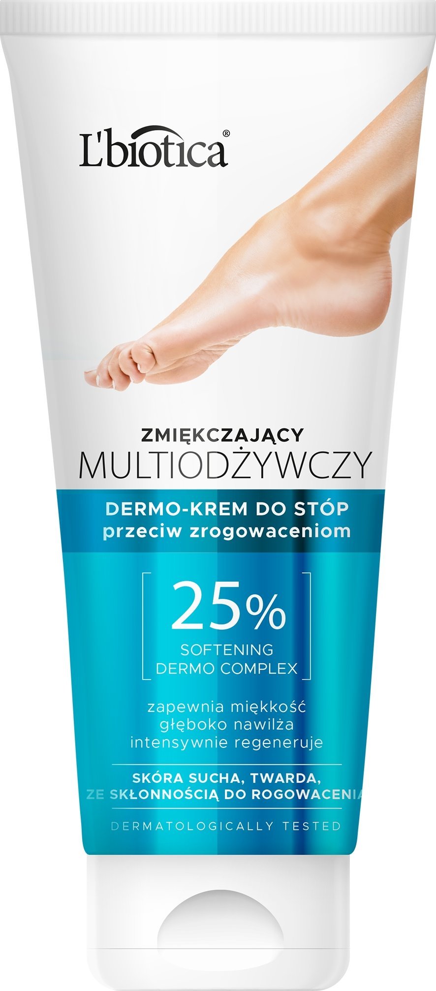 L'BIOTICA_Zmiękczający multiodżywczy dermo-krem do stóp przeciw zrogowaceniom 100ml