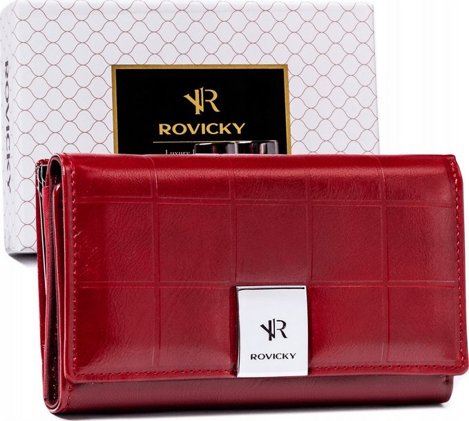 Rovicky PORTFEL DAMSKI ZE SKÓRY NATURALNEJ I EKOLOGICZNEJ ROVICKY