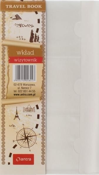 Antra Wkład kalen. - Podróżnik koperta na wizytówki