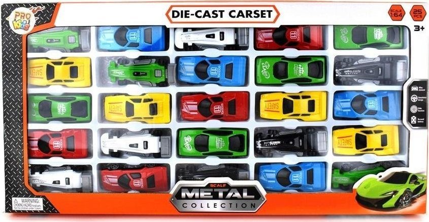 Pro Kids Auto metalowe 25szt