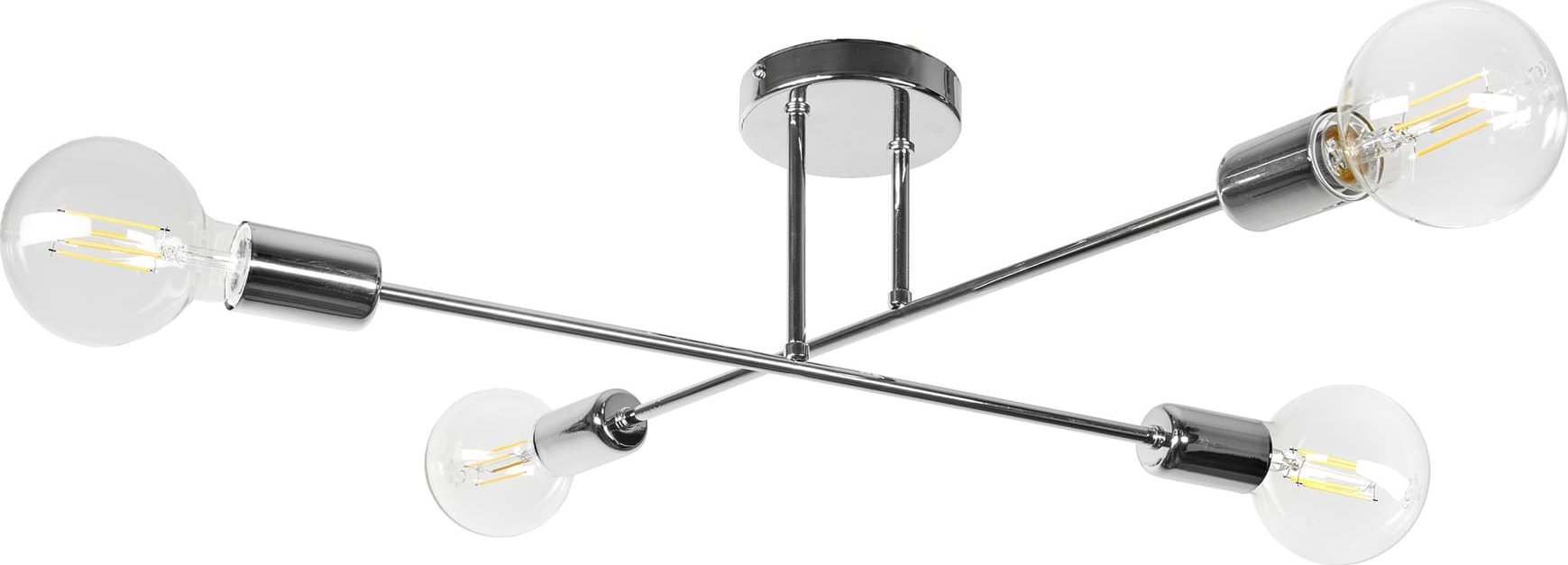 Lampa wisząca Orno SOLO 4P E27, lampa wisząca, max. 4x60W, chrom