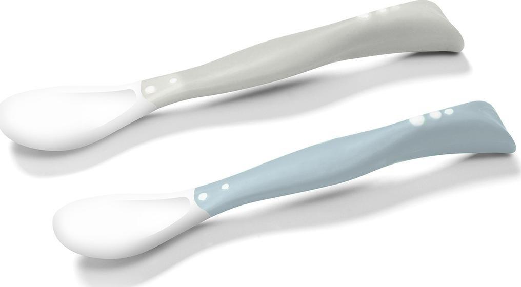 BABY ONO 1066/04-ŁYŻECZKI PLASTYCZNE DLA NIEMOWLĄT I DZIECI A 2SZT