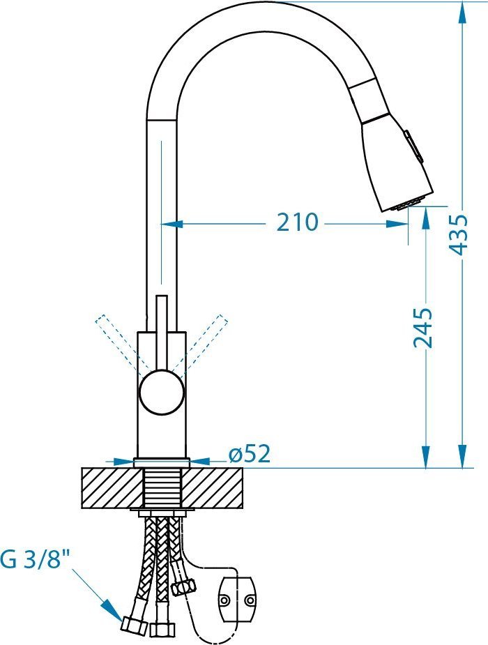 Bateria kuchenna Alveus Alveus Bateria PRIMROSE, kolor czarny G91