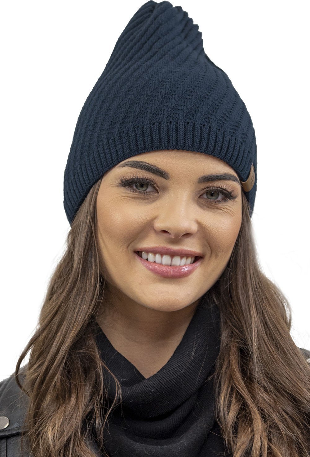 Vivisence 7017 granatowy UNI Nakrycie głowy czapka