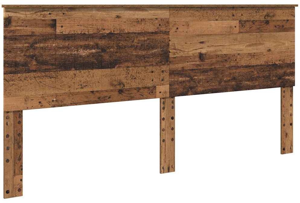 vidaXL Zagłówek Stare drewno 200 cm Materiał drewnopochodny