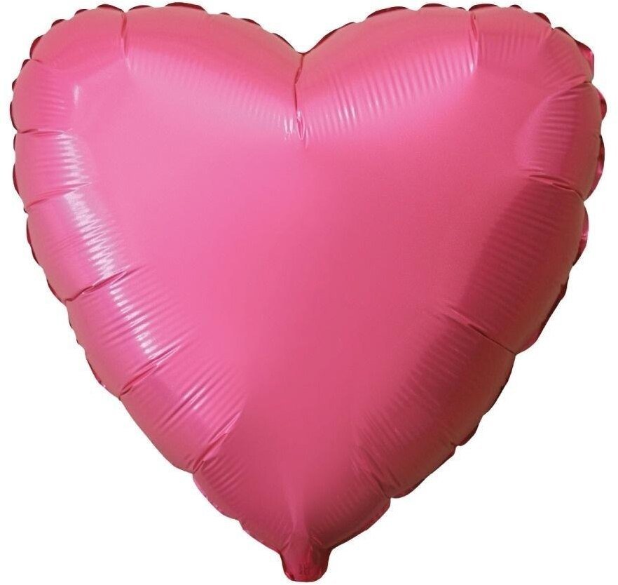 Balon foliowy 46cm Serce pastel czerwony