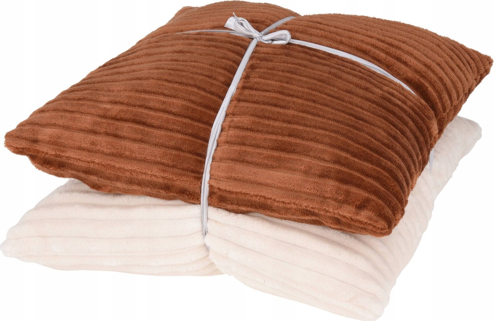 Home Styling Collection Poduszki dekoracyjne do salonu z tkaniny szenilowej, zestaw 2 sztuk, 45 x 45 cm