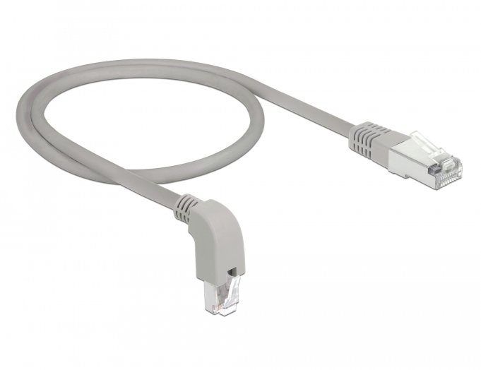 Delock 85873 kabel sieciowy Szary 0,5 m Cat6a S/FTP (S-STP)