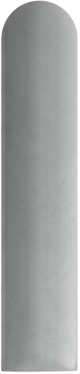 Panel tapicerowany płotek zaokrąglony 120x30 Magic Velvet 2239 (Jasny szary) 120x30