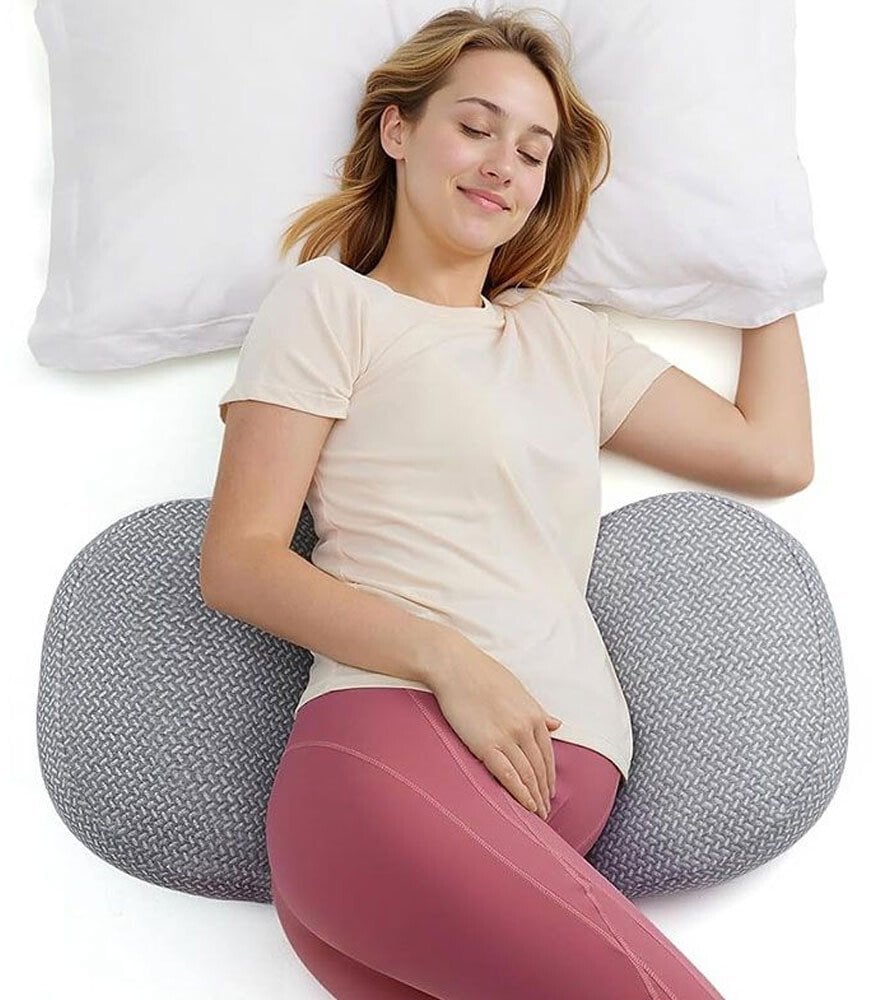 Momcozy PP201 IN SHAPED PREGNANCY PILLOW GRAY