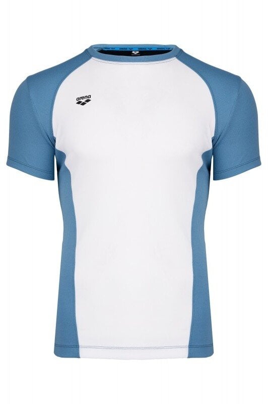 ARENA KOSZULKA T-SHIRT TECHNICZNY MEN GYM S/S PANEL 000948154 WHITE-PATAGONIA ROZMIAR S